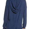 Women's Project Social T Waffle Knit Hooded Pullover,  Blue Size S Project Social T