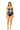 Anne Cole Easy Tri Tankini Navy White LG Anne Cole