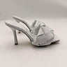 Women’s Bottega Veneta Lido mules white intrecciato woven leather Size 37.5 Bottega Veneta