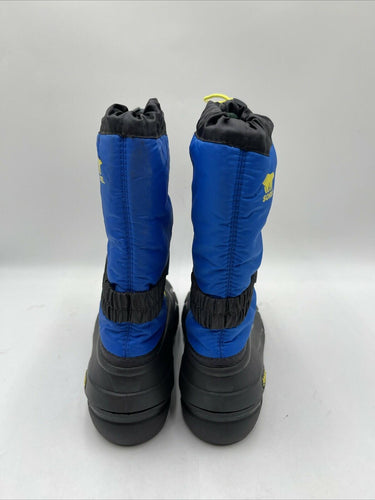 Sorel Children's Flurry Boots Black/Blue Size 5