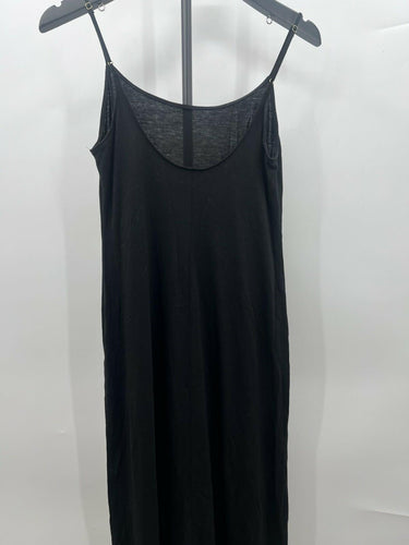 Natori Slip Dress Black Maxi Cami Loungewear Nightgown Spaghetti Strap - Size S
