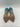 Women’s Mix No. 6 Arlette Fish Scale Print Metallic Blue Size 7M Mix No. 6