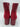 Sugar Element Red Lizard Patchwork Block Heel Ankle Boots Womens 8 Sugar