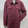 NWT Mondetta Outdoor Project women's long quilted button-up jacket Wine Size S MONDETTA
