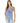 Madewell Fairview Tie Dye Sweater Tank, Distant Ocean Size XS Madewell