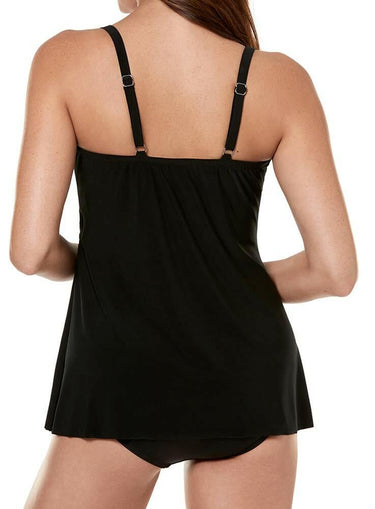 Miraclesuit So Riche Alexa Tankini Top Black 10