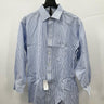 Brooks Brothers button-down shirt blue and white vertical stripes Size 16 1/2-31 Brooks Brothers