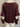 NWT Lanston Womens Porter Ruffle Pullover Burgundy Size L Burgundy