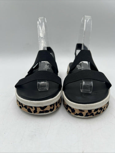 MIA Girl's Jezza Slingback Sandals Black Size 2