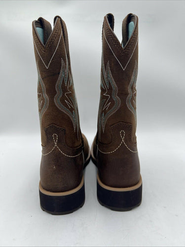 SHYANNE Girl’s Sage Western Performance Boots Brown Size 9.5B