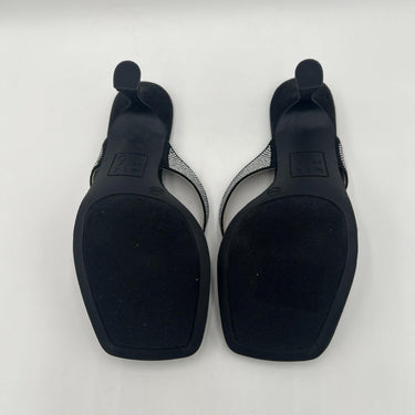 Mix No.6 womens -Gaile H black With Diamonds dress sandals Size 8.5M Mix No. 6