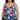 Swim Solutions Plus Size Floral-Print Tiered Tankini Top, 18W Swim Solutions