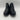 Women's Lucky Brand Basel Black Leather Ankle Size Zip Booties Size 7.5W Lucky Brand
