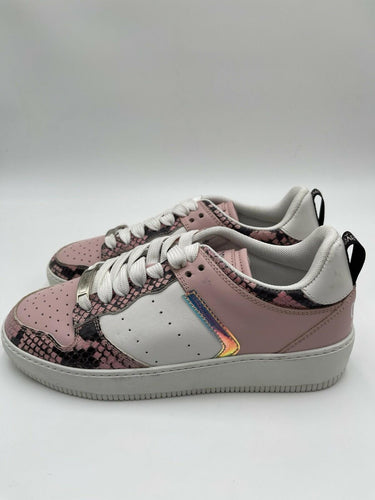 Cavalli Class low-top sneakers woman pink Snake Print Size 38