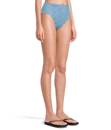 Tommy Bahama Women's Palm Modern Mosaic Hi-Waist Bottom,Glass Blue XL Tommy Bahama