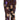 BP. Women's Drawstring Waist Fleece Joggers Black- Brown Pressed Floral Size 3X BP.