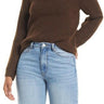 BP. Plaited Stitch Recycled Blend Crewneck Sweater in Brown Earth Size Xx-Small BP.