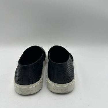 Vince Blair 5 women's Black perforated leather slip-on sneakers Size 7M