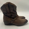 Circle G Slouch & Stud Western Boot Brown Womens Size 8.5M Circle G