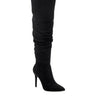 Women's Jessica Simpson Anitah Over The Knee Boot Black Microsuede Size 9M Jessica Simpson