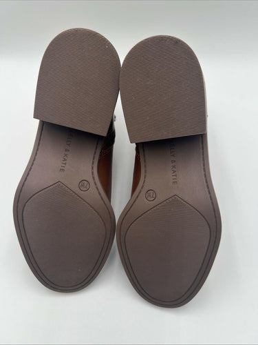 NWOB Kelly & Katie Jeri Bootie Women's Brown Size 7W Kelly & Katie