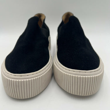 Crown Vintage Marlenna black slip-on platform sneaker Size 8M Crown Vintage