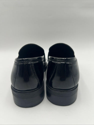 Women’s Steve Madden Leedan Black Slip On Loafer Size 6.5M Steve Madden