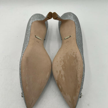 Women’s Badgley Mischka Fabia II Pump in silver glitter Size 5.5 Badgley Mischka