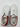 Women’s Alexander McQueen Court Trainer sneakers in white and lust red Size 38.5 Alexander McQueen