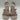 Kelly & Katie CADENE Taupe Fabric Square Toe Strappy Rhinestone Sandals, 10M Kelly