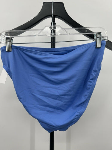 Michael Kors Bikini Bottom Blue Solid Hipster Swim Bottom L Michael Kors