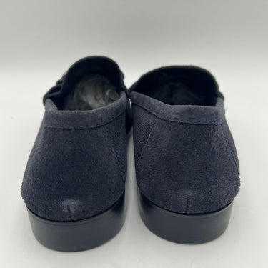 Men’s Saks Fifth Avenue "Dominic" Navy Perforated Suede Horsebit Loafer Size 7M Saks Fifth Avenue