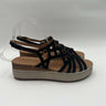Bella Vita Women's Zip-Italy Wedge Sandals Black Size 6.5M Bella Vita