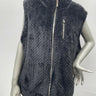 NWT Women’s Carmen Marc Valvo Full Zip Vest Color Black Size 3X Carmen Marc Valvo