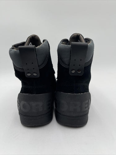 Sorel ANKENY LACE MOC TOE Mens Boots Black Size 8