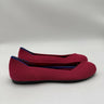 Women’s Rothy's The Flat Round Toe Slip-On Luxury Ballet Flats Dark Pink Size 8 Rothy’s