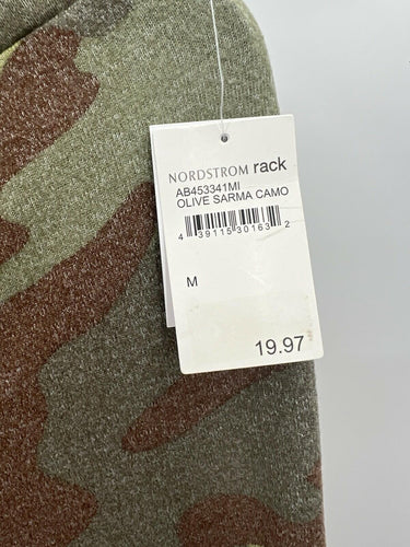 Abound NWT Camo Jogger Sweatpants Olive Sarma Camo Green Brown Size M