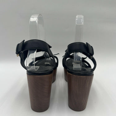 Alexandre Birman Clarita Leather Clog Platform Sandals black Leather Size 39.5 Alexandre Birman