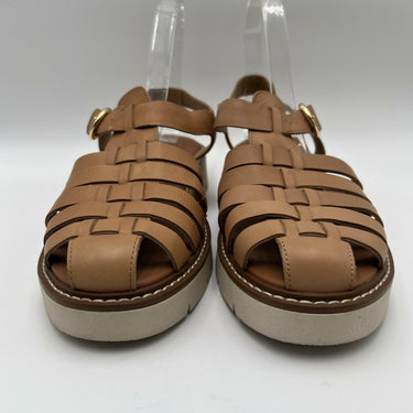 Crown Vintage Avaji Platform Fisherman Sandals Size 8.5M Crown
