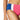 Anne Cole Women's Standard Mid Rise Bottom, Pink Combo, Small Anne Cole