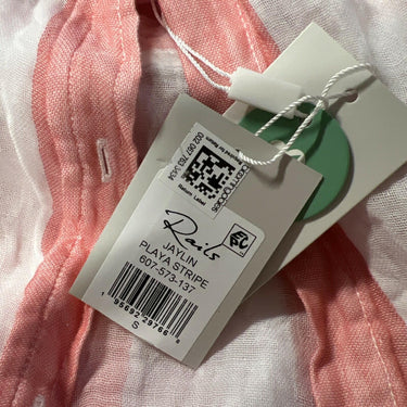 Rails Jaylin Stripe Cotton Tunic Shirt Size Small Rails