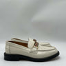 Women’s Christian Dior Code loafers off-white brushed calfskin leather Size 37 Dior
