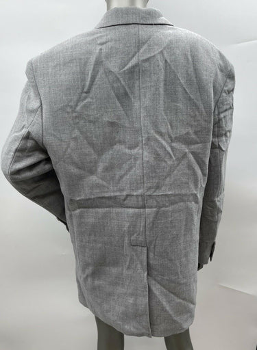 NWOT Women’s THEORY Wool Oversized Flannel Blazer Color Gray Size S Theory