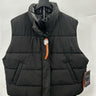 HFX black Men’s puffer vest high stand collar Pockets Size XL HFX