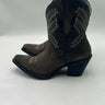 Women’s Corral Gray Leather Snip Toe Ankle Boots Size 7 Corral