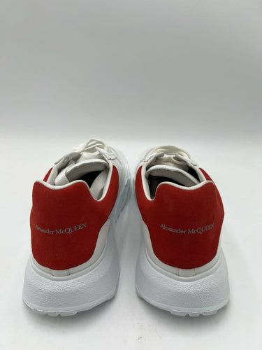 Alexander McQueen Court Trainer in White and Red Leather Size 36.5 Alexander McQueen
