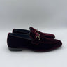 Steve Madden Mens Kimer Loafer Red Velvet Leather Size 8.5 M Steve Madden