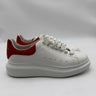Men’s Alexander McQueen Oversized Sneakers In white leathe Red Suede Size 42 Alexander McQueen
