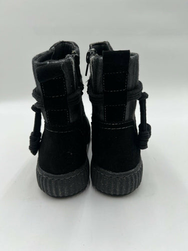 Clarks Caroline Lily Black Suede Boots Size 5.5