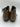 Sugar Brown Faux Leather Double Zipper Low Heel Ankle Booties Womens 10 Sugar